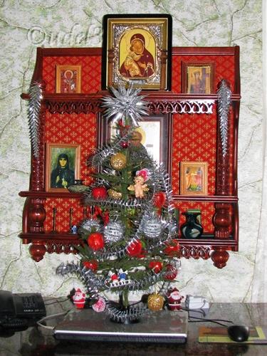 Православие, фото рождественской ёлки, christmas tree, православный сайт udell3.narod.ru о храмах и монастырях России