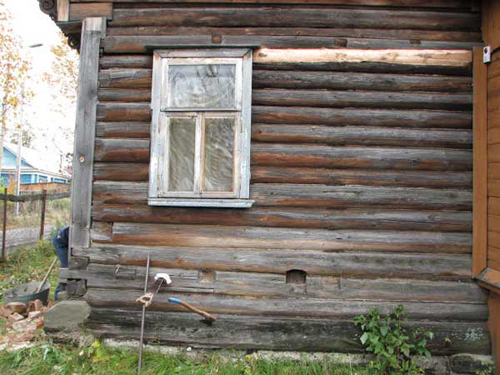 Молельный дом Прихода вмч. Георгия Победоносца в городе Пучеж Ивановской области, фото 2009 года