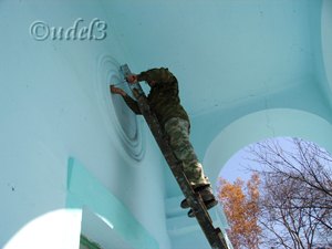 Православное христианство. Храм Серафима Саровского в Амурской области.