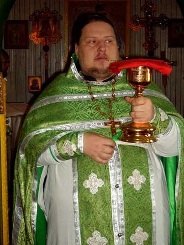 Настоятель храма Серафима Саровского п. Бурея Амурской области отец Евлогий, 15 января 2008 года