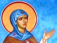 Православие, икона преподобной Евфросинии, великой княгини Московской