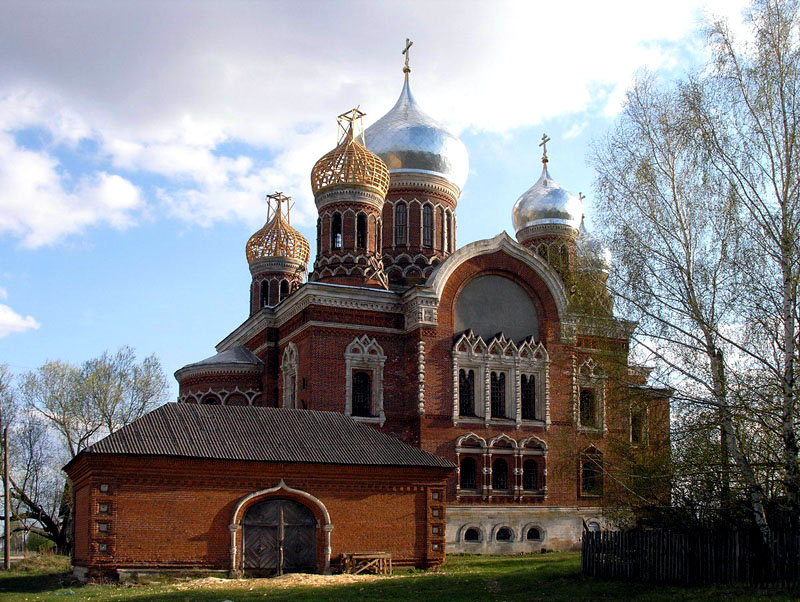 Фото Никольского храма в селе Котелино Коновалова Алексея